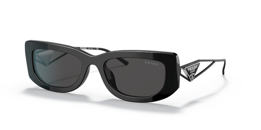 PRADA PLASTIC RECTANGLE BLACK FULL SUNGLASS