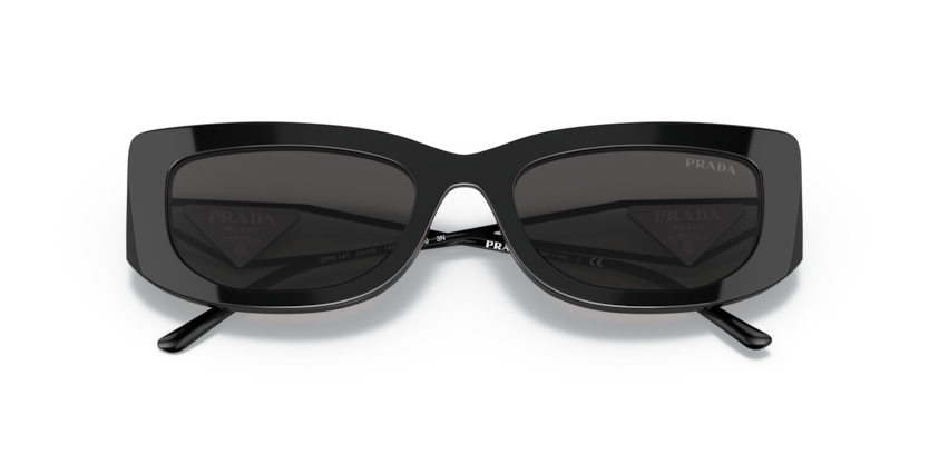 PRADA PLASTIC RECTANGLE BLACK FULL SUNGLASS