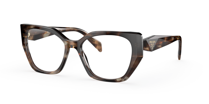 PRADA PLASTIC BUTTERFLY CARAMEL TORTOISE FULL FRAME