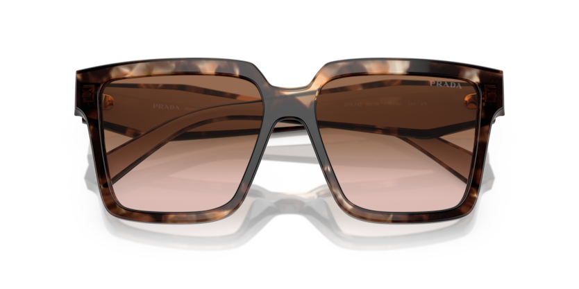 PRADA PLASTIC SQUARE CARAMEL TORTOISE FULL SUNGLASS