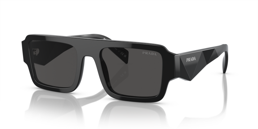 PRADA PLASTIC RECTANGLE BLACK FULL SUNGLASS