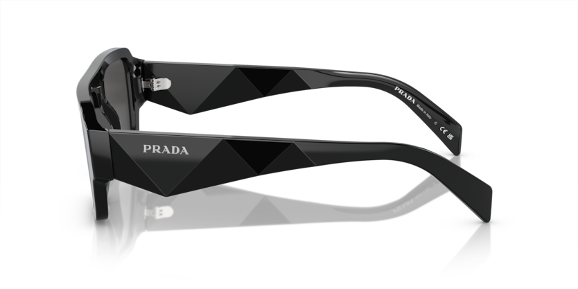 PRADA PLASTIC RECTANGLE BLACK FULL SUNGLASS