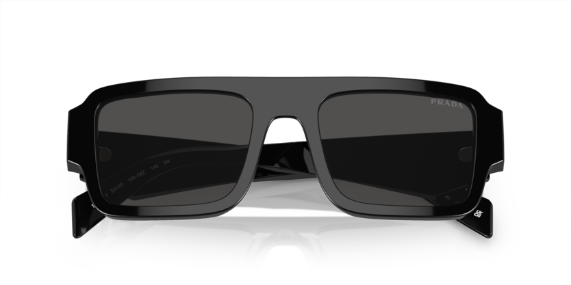 PRADA PLASTIC RECTANGLE BLACK FULL SUNGLASS