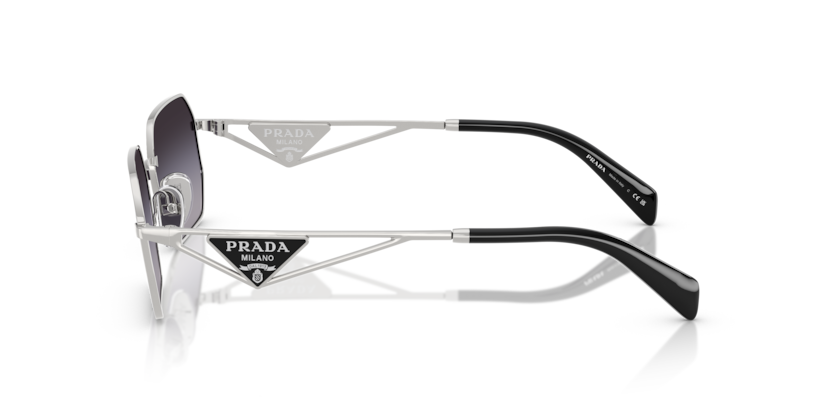 PRADA METAL IRREGULAR SILVER FULL SUNGLASS