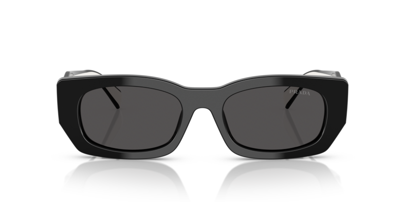 PRADA PLASTIC BLACK IRREGULAR FULL SUNGLASS