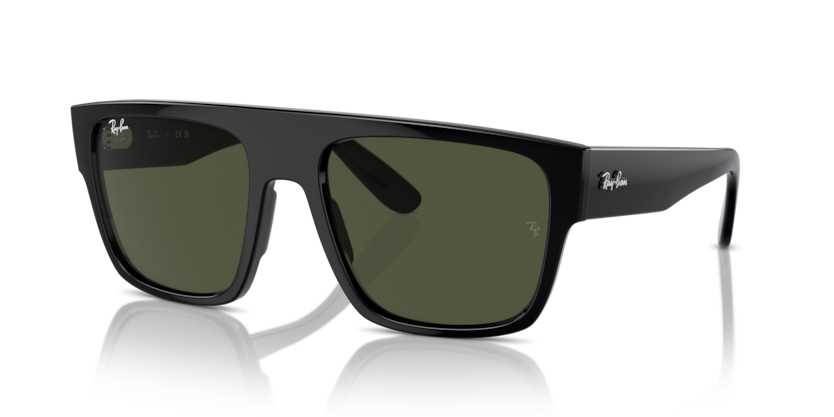 RAYBAN PLASTIC SQUARE BLACK FULL SUNGLASS