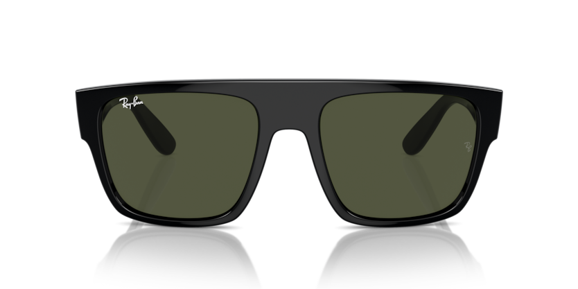 RAYBAN PLASTIC SQUARE BLACK FULL SUNGLASS