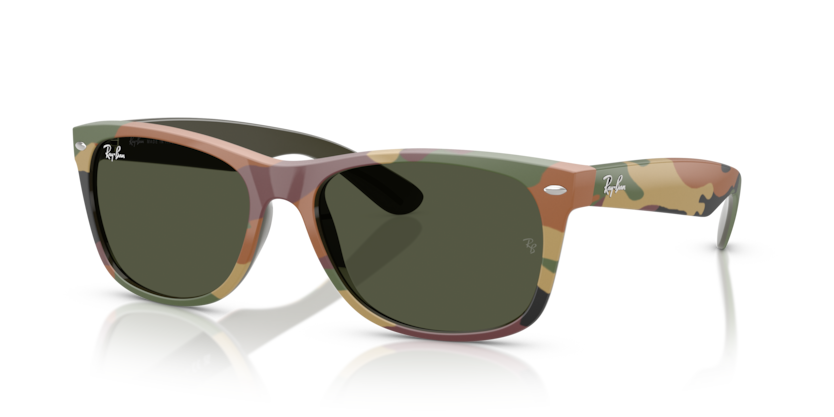 RAYBAN PLASTIC WAYFARER GREEN CAMUFLAGE FULL SUNGLASS