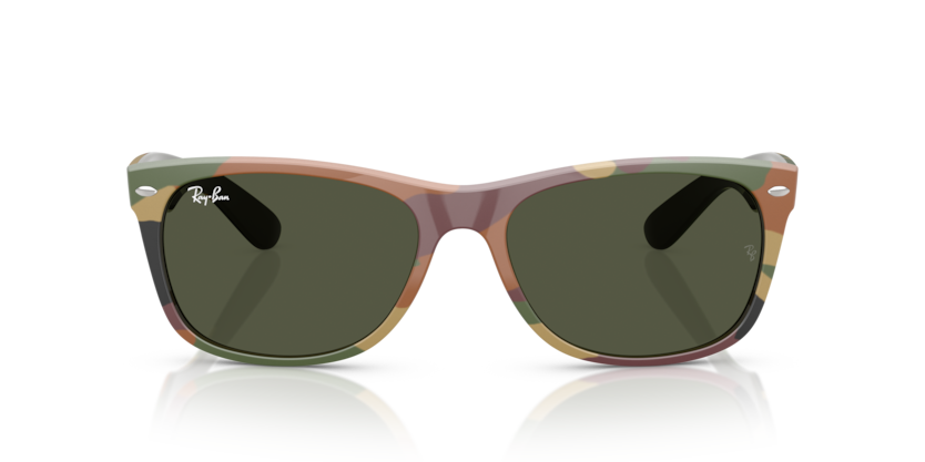 RAYBAN PLASTIC WAYFARER GREEN CAMUFLAGE FULL SUNGLASS