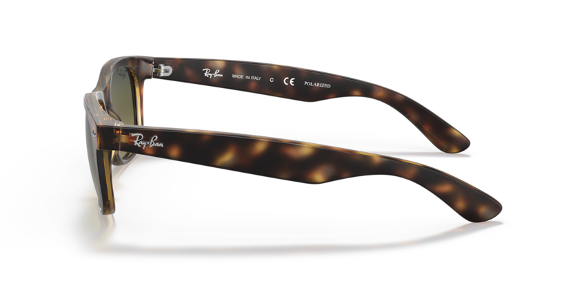 RAYBAN PLASTIC HAVANA SQUARE FULL SUNGLASS