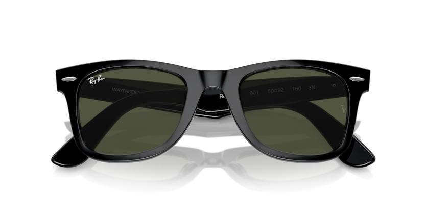 RAYBAN PLASTIC WAYFARER BLACK FULL SUNGLASS