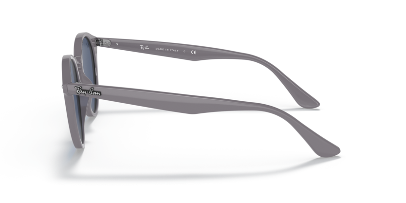 RAYBAN PLASTIC GREY ROUND FULL SUNGLASS