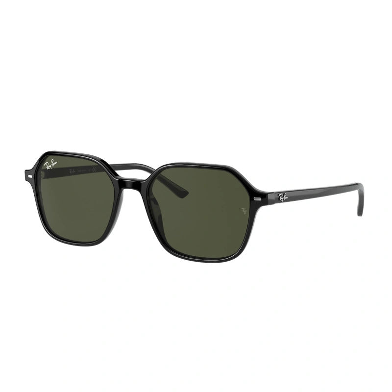 RAYBAN PLASTIC BLACK IRREGULAR FULL SUNGLASS