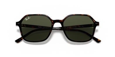 RAYBAN PLASTIC TORTOISE BLACK IRREGULAR FULL SUNGLASS