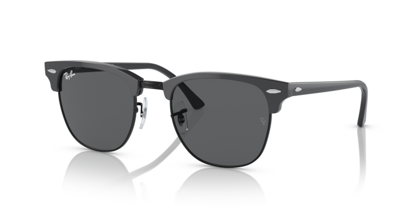 RAYBAN METAL GREY BLACK KEYMONT FULL SUNGLASS