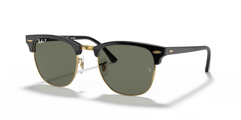 RAYBAN METAL KEYMONT BLACK GOLD FULL SUNGLASS