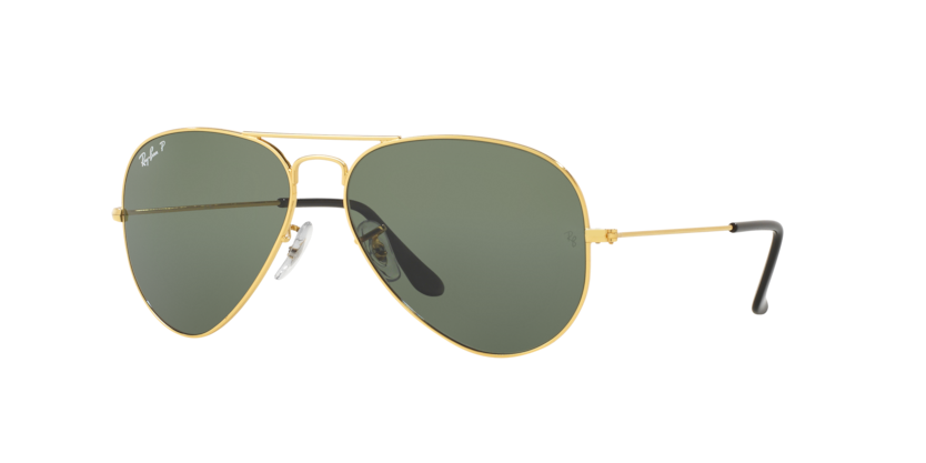 RAYBAN METAL DB AVIATOR ARISTA GOLD FULL SUNGLASS