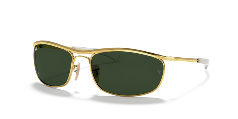 RAYBAN METAL OVAL ARISTA GOLD FULL SUNGLASS