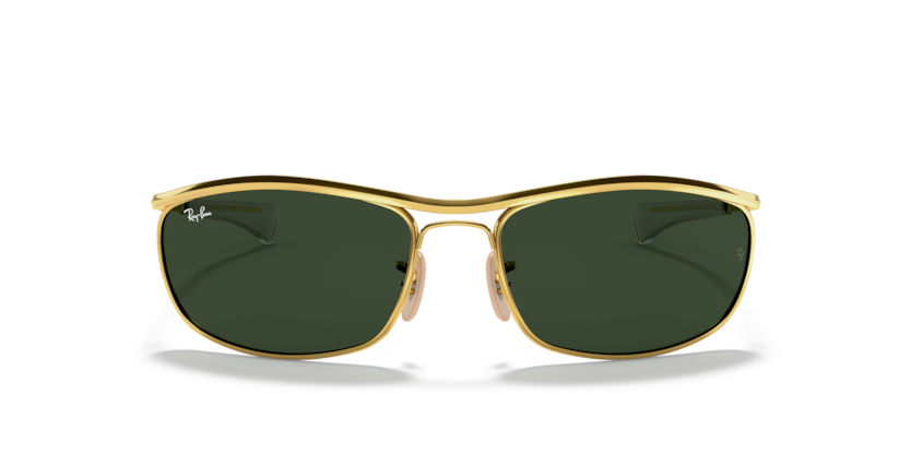RAYBAN METAL OVAL ARISTA GOLD FULL SUNGLASS