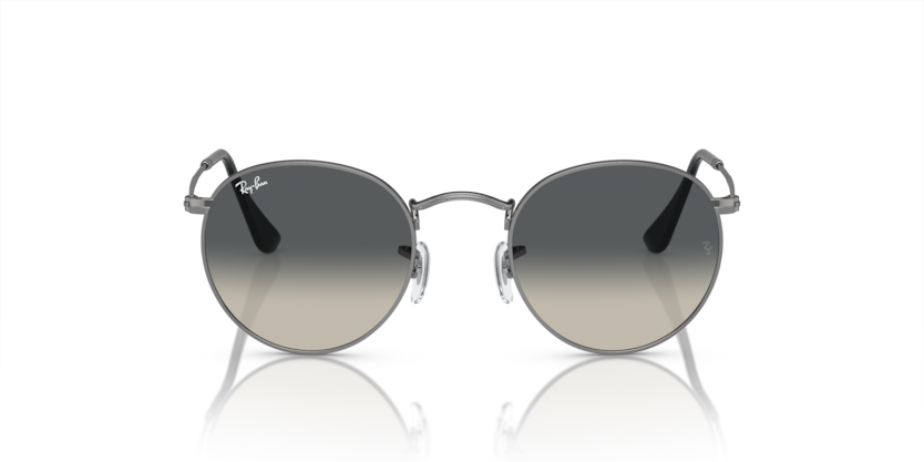 RAYBAN METAL ROUND GUNMETAL FULL SUNGLASS