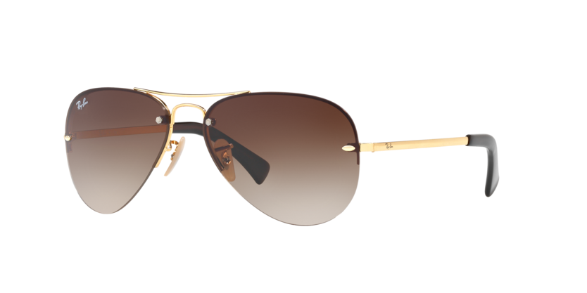 RAYBAN METAL DB AVIATOR ARISTA GOLD FULL SUNGLASS