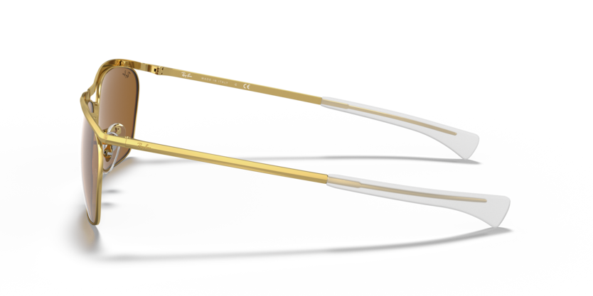 RAYBAN METAL SQUARE GOLD FULL SUNGLASS