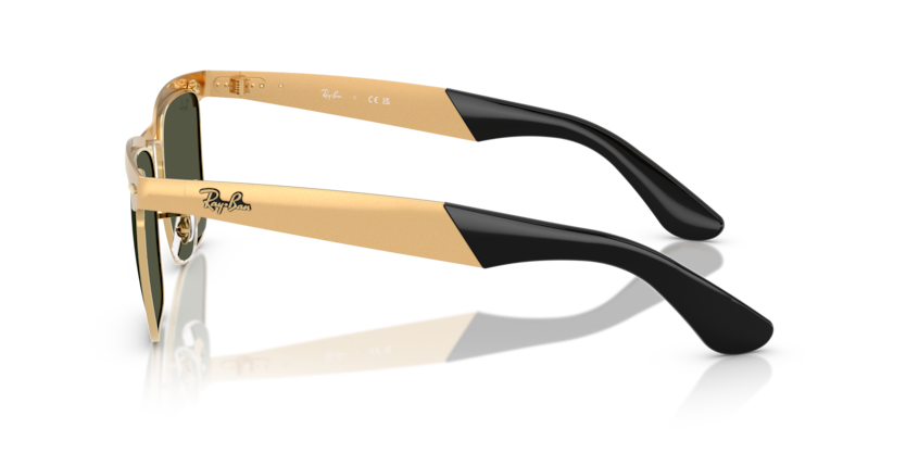 RAYBAN METAL SQUARE MATTE GOLD FULL SUNGLASS