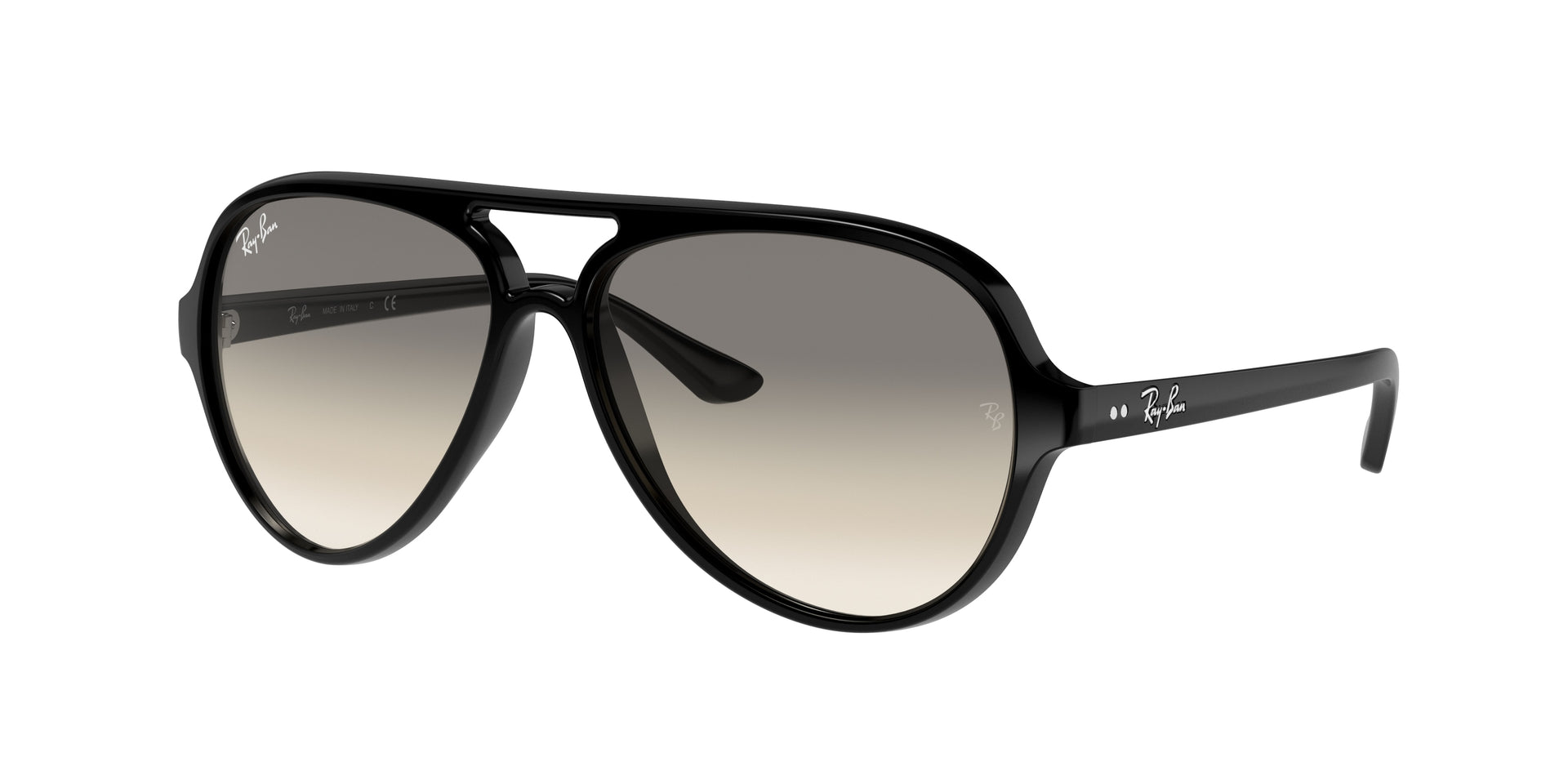 RAYBAN PLASTIC AVIATOR BLACK FULL SUNGLASS