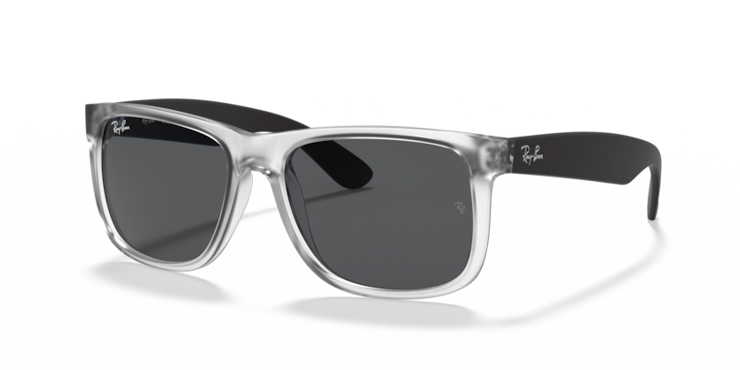 RAYBAN PLASTIC SQUARE TRANSPARENT FULL SUNGLASS