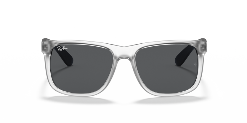 RAYBAN PLASTIC SQUARE TRANSPARENT FULL SUNGLASS