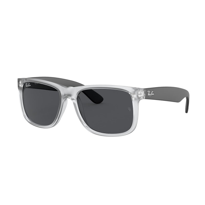 RAYBAN PLASTIC SQUARE RUBBER TRANSPARENT FULL SUNGLASS