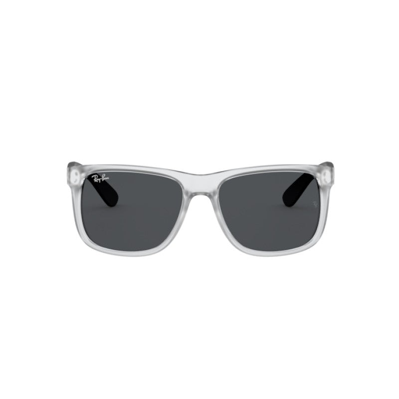 RAYBAN PLASTIC SQUARE RUBBER TRANSPARENT FULL SUNGLASS