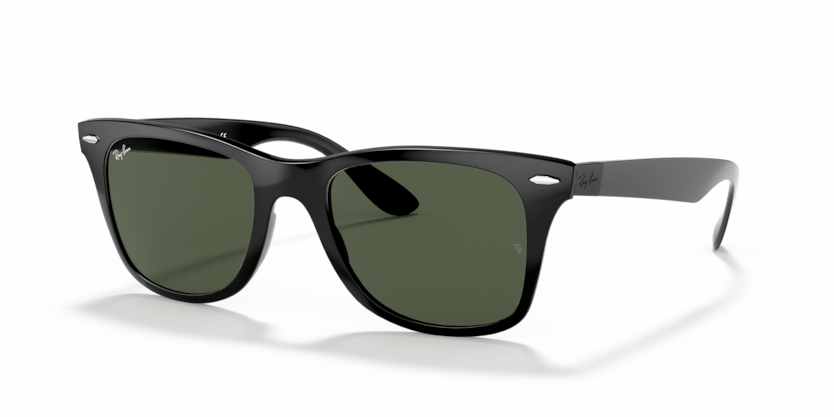 RAYBAN PLASTIC BLACK WAYFARER FULL SUNGLASS