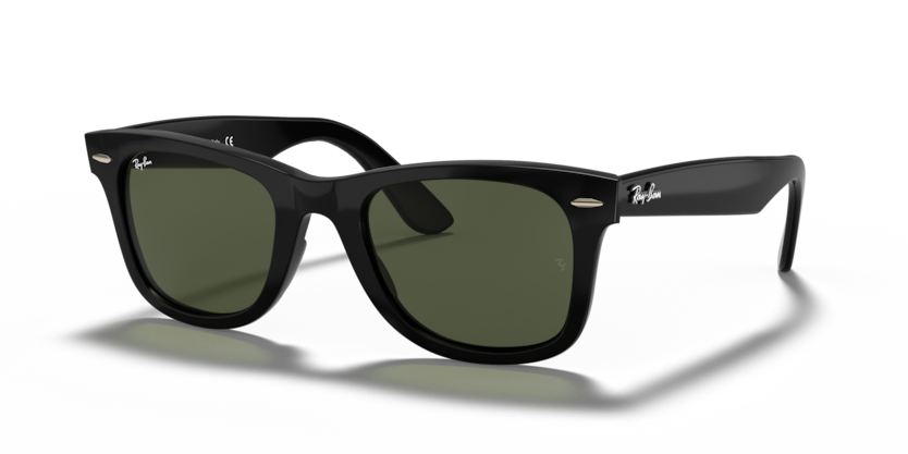 RAYBAN PLASTIC BLACK SQUARE FULL SUNGLASS