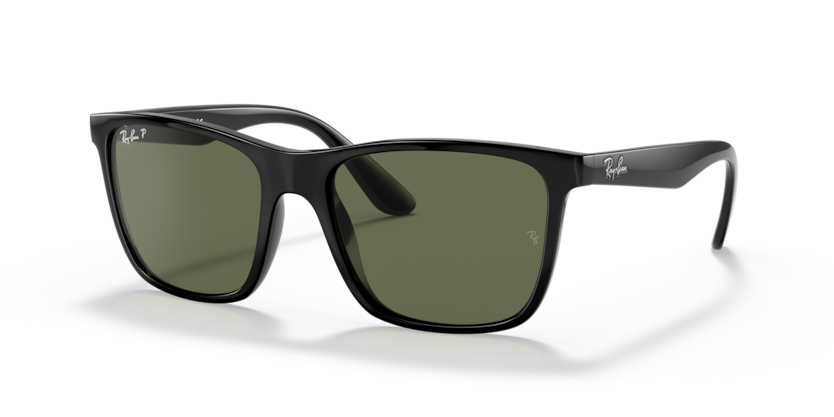 RAYBAN PLASTIC WAYFARER  BLACK FULL SUNGLASS