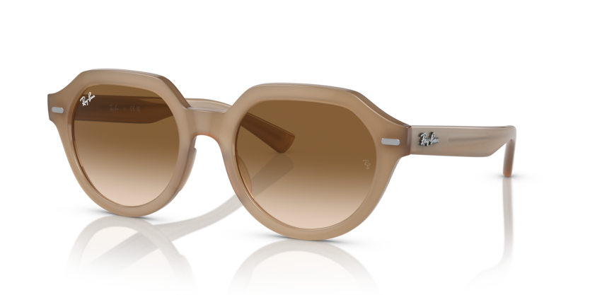 RAYBAN PLASTIC ROUND NUDE FULL SUNGLASS