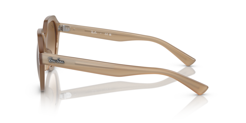 RAYBAN PLASTIC ROUND NUDE FULL SUNGLASS
