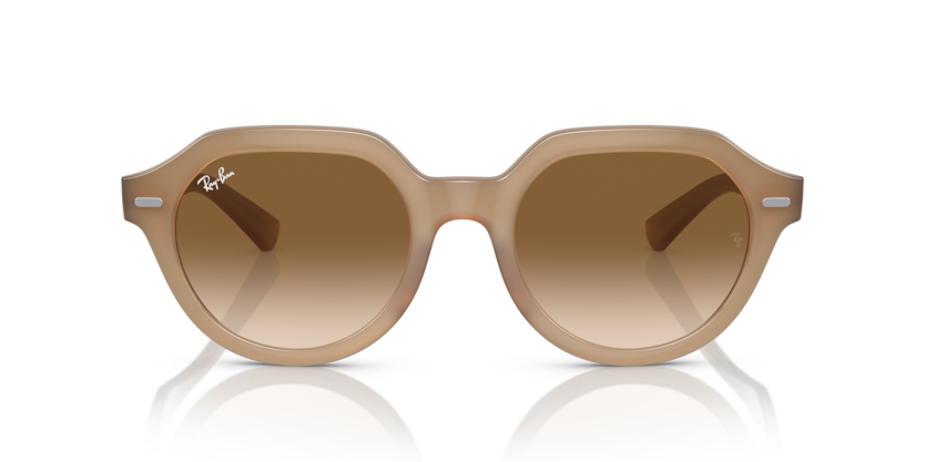 RAYBAN PLASTIC ROUND NUDE FULL SUNGLASS