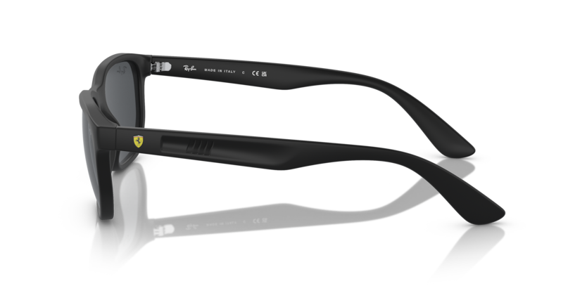 RAYBAN PLASTIC RECTANGLE BLACK FULL SUNGLASS