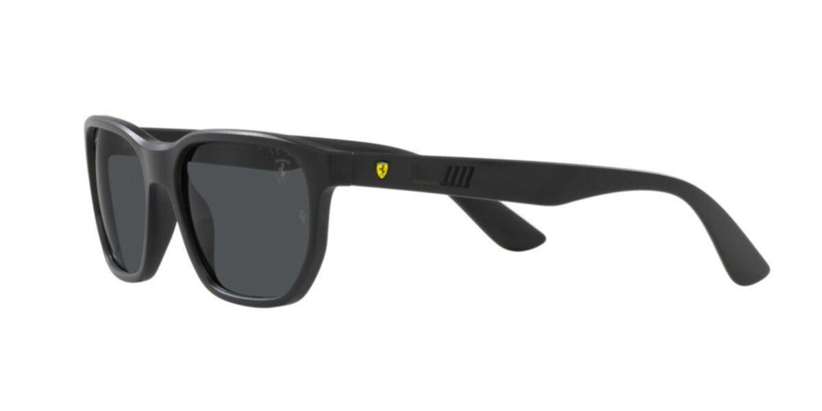 RAYBAN PLASTIC RECTANGLE BLACK FULL SUNGLASS