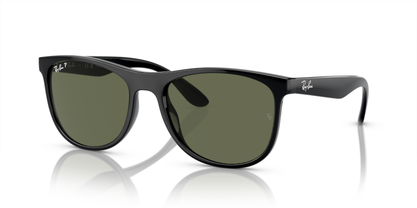 RAYBAN PLASTIC SQUARE BLACK FULL SUNGLASS