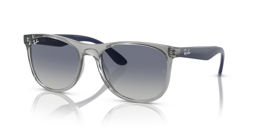 RAYBAN PLASTIC SQUARE TRANSPARENT GRY FULL SUNGLASS