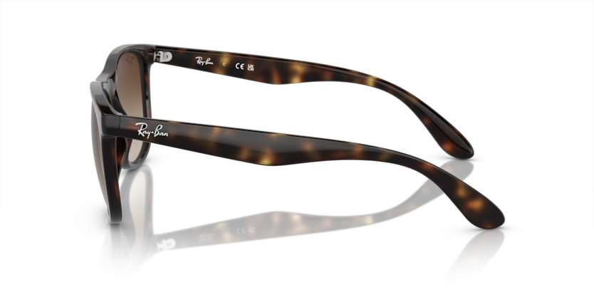 RAYBAN PLASTIC HAVANA SQUARE FULL SUNGLASS