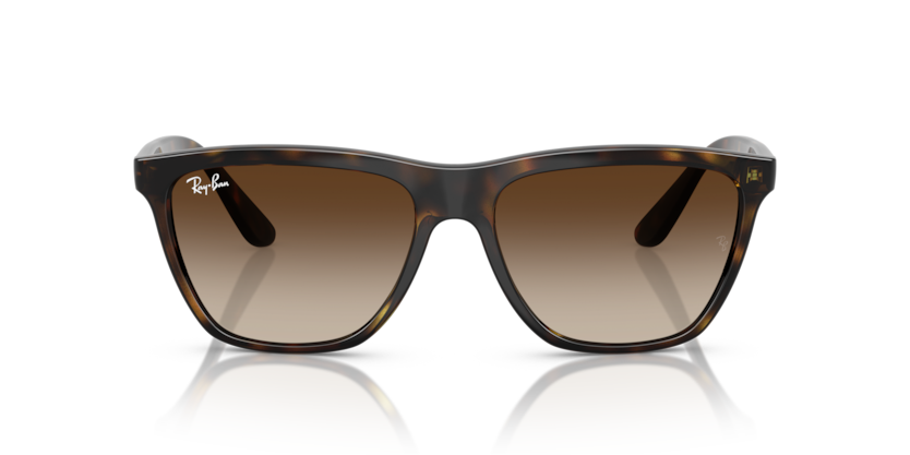 RAYBAN PLASTIC BLACK HAVANA WAYFARER FULL SUNGLASS