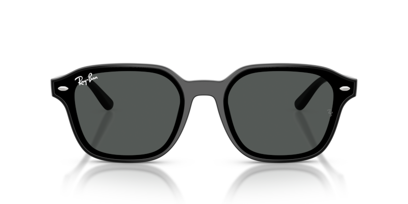 RAYBAN PLASTIC BLACK SQUARE FULL SUNGLASS