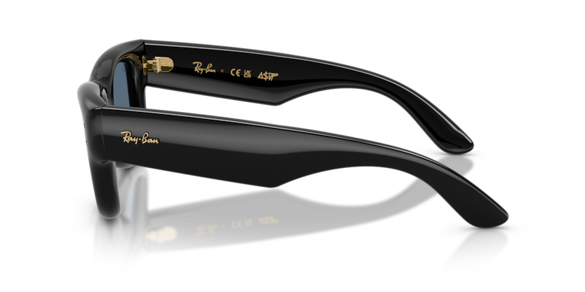RAYBAN PLASTIC BLACK SQUARE FULL SUNGLASS