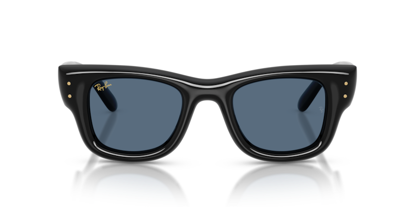 RAYBAN PLASTIC BLACK SQUARE FULL SUNGLASS