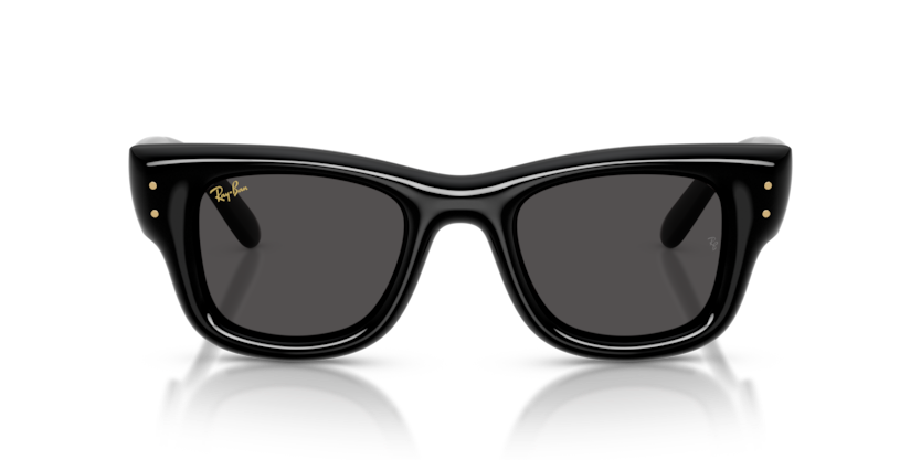 RAYBAN PLASTIC SQUARE BLACK FULL SUNGLASS
