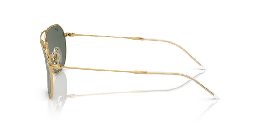 RAYBAN METAL SQUARE ARISTA GOLD FULL SUNGLASS