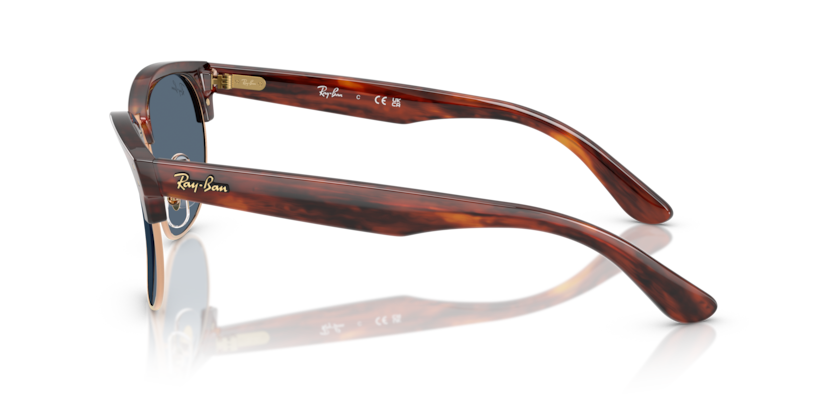 RAYBAN METAL HAVANA SQUARE ROSE GOLD FULL SUNGLASS